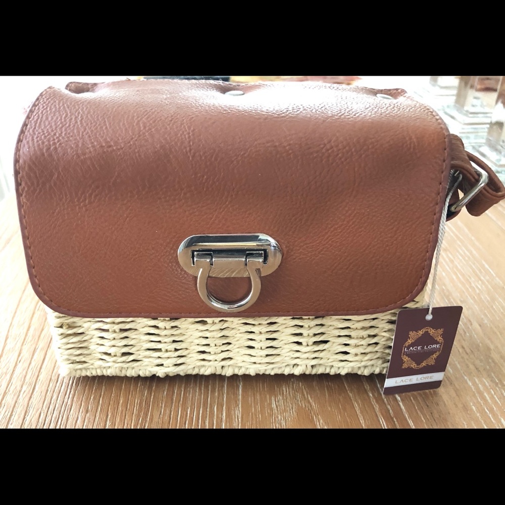 Basket Handbag with Adjustable Strap